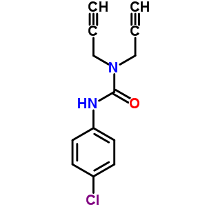 n-(4-氯苯基)-N,N-二-2-丙炔-脲結(jié)構(gòu)式_69921-35-3結(jié)構(gòu)式