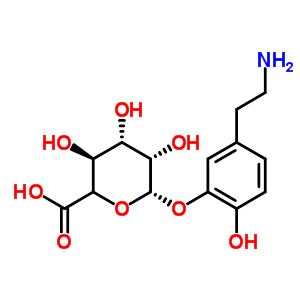 Dopamine 3-beta-d-glucuronide sodium salt Structure,69975-91-3Structure