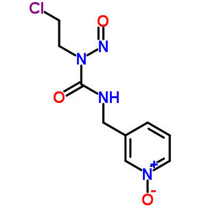 N-(2-氯乙基)-N-亞硝基-N-[(1-氧化物-3-吡啶)甲基]-脲結(jié)構(gòu)式_70015-86-0結(jié)構(gòu)式