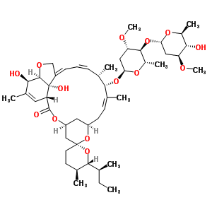 伊維菌素B1a結(jié)構(gòu)式_70161-11-4結(jié)構(gòu)式