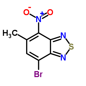 7-Bromo-4-(hydroxy(oxido)amino)-5-methyl-2,1,3-benzothiadiazole Structure,70733-29-8Structure