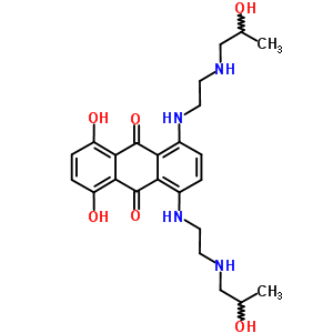 5,8-Dihydroxy-1,4-bis[2-(2-hydroxypropylamino)ethylamino]anthracene-9,10-dione Structure,70788-93-1Structure