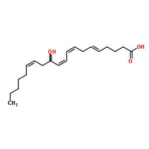 (5Z,8Z,10E,14Z)-12-羥基-5,8,10,14-二十碳四烯酸結(jié)構(gòu)式_71030-37-0結(jié)構(gòu)式