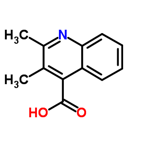 2,3-二甲基-4-喹啉羧酸結構式_7120-25-4結構式