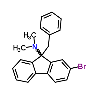 9-Benzyl-2-bromo-n,n-dimethyl-fluoren-9-amine Structure,71740-41-5Structure