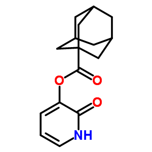 (2-Oxo-1h-pyridin-3-yl) adamantane-1-carboxylate Structure,71847-94-4Structure