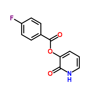 (2-Oxo-1h-pyridin-3-yl) 4-fluorobenzoate Structure,71847-97-7Structure