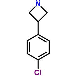 3-(4-Chlorophenyl)azetidine Structure,7215-02-3Structure