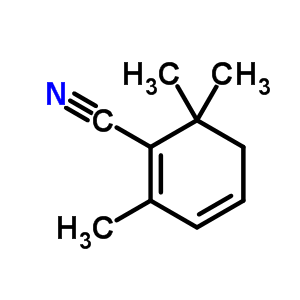 2,6,6-Trimethylcyclohexa-1,3-diene-1-carbonitrile Structure,72152-84-2Structure