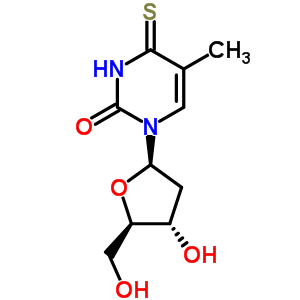 4-硫代胸苷結(jié)構(gòu)式_7236-57-9結(jié)構(gòu)式