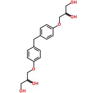 Bisphenol f bis(2,3-dihydroxypropyl) ether Structure,72406-26-9Structure