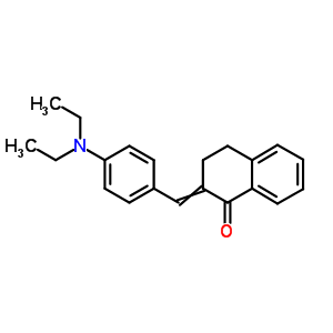 2-[(4-Diethylaminophenyl)methylidene]tetralin-1-one Structure,72700-02-8Structure