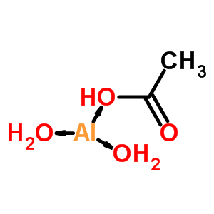 Aluminium acetate basic Structure,7360-44-3Structure