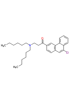 1-(9-Chlorophenanthren-3-yl)-3-(dihexylamino)propan-1-one Structure,7404-60-6Structure