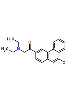 1-(9-Chlorophenanthren-3-yl)-2-diethylamino-ethanone Structure,7404-61-7Structure