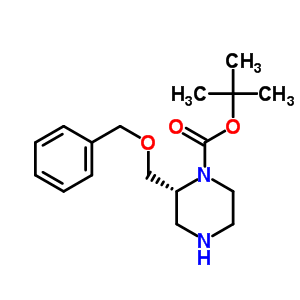 (R)-2-benzyloxymethyl-1-boc-piperazine Structure,740806-54-6Structure