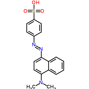 4-(4-Dimethylaminonaphthalen-1-yl)diazenylbenzenesulfonic acid Structure,7467-30-3Structure