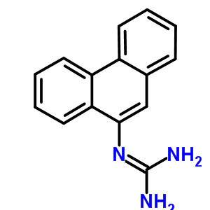 2-菲-9-基胍結(jié)構(gòu)式_7467-57-4結(jié)構(gòu)式