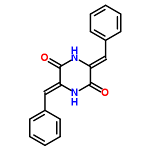 3,6-Bis(phenylmethylidene)piperazine-2,5-dione Structure,74720-33-5Structure