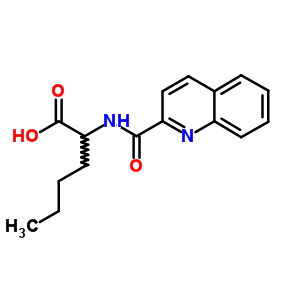 2-(Quinoline-2-carbonylamino)hexanoic acid Structure,7477-48-7Structure