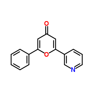 2-Phenyl-6-pyridin-3-yl-pyran-4-one Structure,7500-04-1Structure