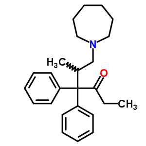 6-(Azepan-1-yl)-5-methyl-4,4-diphenyl-hexan-3-one Structure,7504-50-9Structure