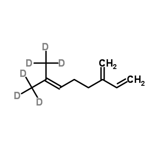 Beta-myrcene-d6 Structure,75351-99-4Structure