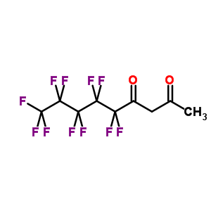 5,5,6,6,7,7,8,8,9,9,9-Undeca氟壬烷-2,4-二酮結(jié)構(gòu)式_75824-01-0結(jié)構(gòu)式