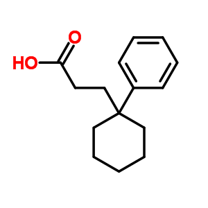 3-(1-Phenylcyclohexyl)propanoic acid Structure,7598-04-1Structure