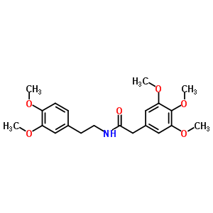 N-[2-(3,4-dimethoxyphenyl)ethyl]-2-(3,4,5-trimethoxyphenyl)acetamide Structure,7668-87-3Structure