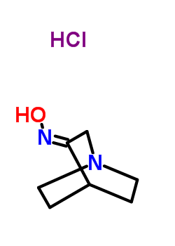 奎寧環(huán)-3-酮肟鹽酸鹽結(jié)構(gòu)式_76883-37-9結(jié)構(gòu)式