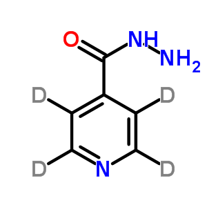 異煙肼-D4結(jié)構(gòu)式_774596-24-6結(jié)構(gòu)式