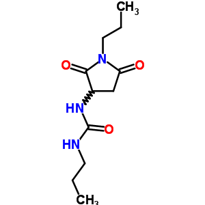 3-(2,5-Dioxo-1-propyl-pyrrolidin-3-yl)-1-propyl-urea Structure,77693-14-2Structure