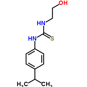 1-(2-Hydroxyethyl)-3-(4-propan-2-ylphenyl)thiourea Structure,78290-56-9Structure