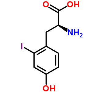 2-碘酪氨酸結(jié)構(gòu)式_78853-38-0結(jié)構(gòu)式