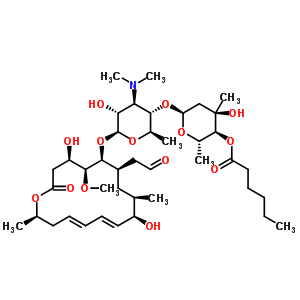 柱晶白霉素A13(白霉素A13、吉他霉素A13)結(jié)構(gòu)式_78897-52-6結(jié)構(gòu)式