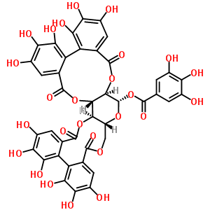 Casuarictin Structure,79786-00-8Structure