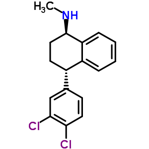 Rac trans sertraline Structure,79836-45-6Structure