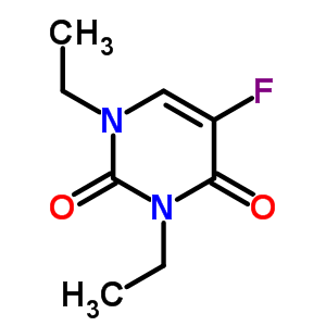 2,4(1H,3h)-pyrimidinedione,1,3-diethyl-5-fluoro- Structure,80115-67-9Structure