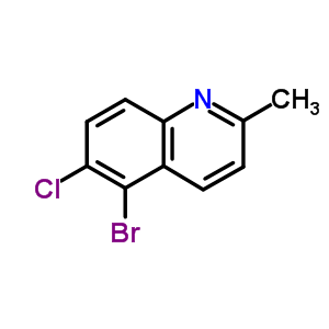 5-Bromo-6-chloro-2-methyl-quinoline Structure,80290-19-3Structure