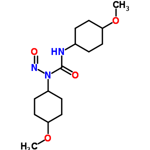 [反式(反式)]-(9CI)-N,N-雙(4-甲氧基環(huán)己基)-N-亞硝基-脲結(jié)構(gòu)式_80413-78-1結(jié)構(gòu)式