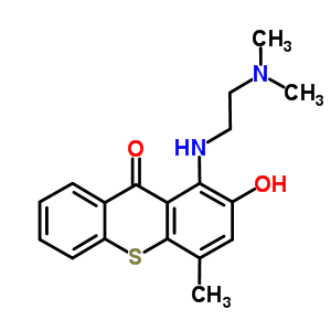 1-(2-Dimethylaminoethylamino)-2-hydroxy-4-methyl-thioxanthen-9-one Structure,80568-58-7Structure