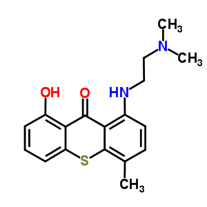 1-(2-Dimethylaminoethylamino)-8-hydroxy-4-methyl-thioxanthen-9-one Structure,80568-66-7Structure