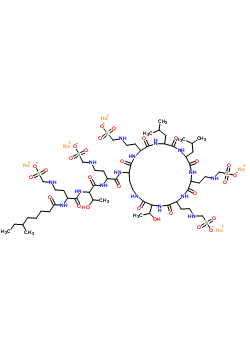 Colistimethate sodium Structure,8068-37-9Structure