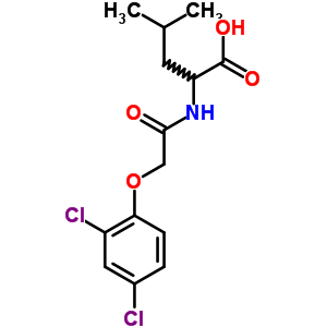 (9CI)-N-[(2,4-二氯苯氧基)乙?；鵠-亮氨酸結(jié)構(gòu)式_80913-69-5結(jié)構(gòu)式