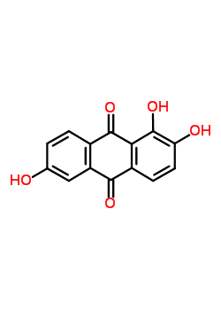 9,10-Anthracenedione,1,2,6-trihydroxy- Structure,82-29-1Structure