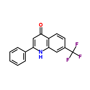 2-Phenyl-7-trifluoromethyl-4-quinolinol Structure,825620-20-0Structure