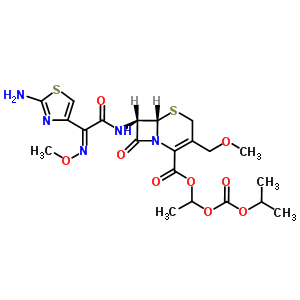 Cefpodoxime Structure,82619-04-3Structure