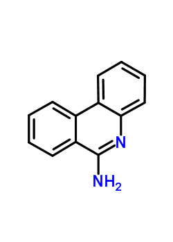 菲啶-6-胺結(jié)構(gòu)式_832-68-8結(jié)構(gòu)式