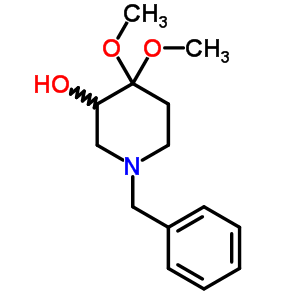 1-Benzyl-3-hydroxy-4-dimethoxy-piperidine Structure,83763-31-9Structure